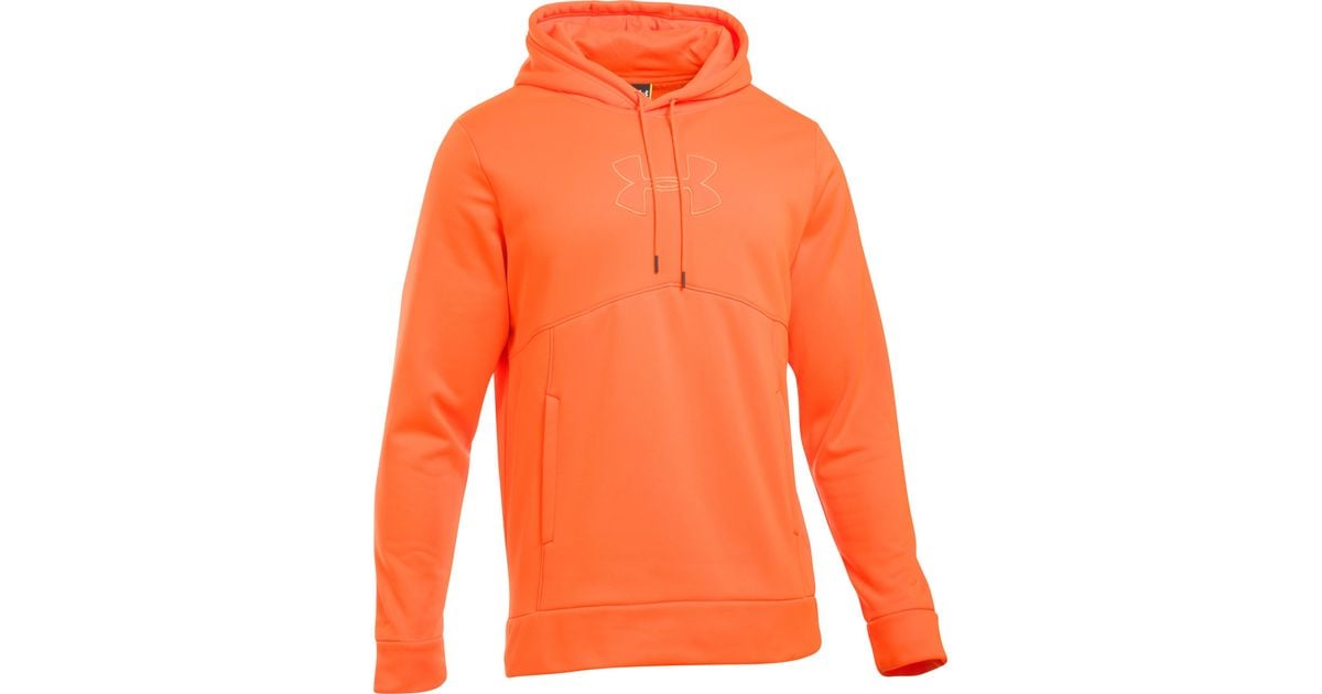 Under Armour Fleece Men's Ua Storm Caliber Hoodie in Orange for Men Lyst